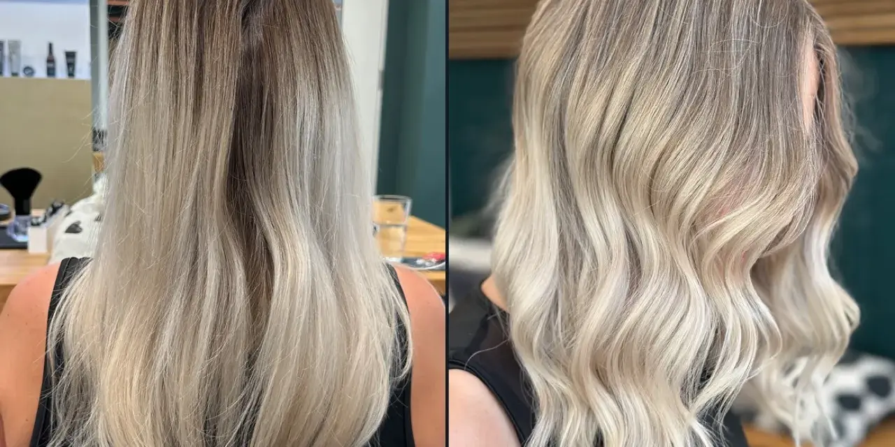 Blonde Haare mit dunklen Strähnchen: Tiefe, Volumen & Pflege