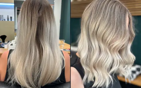 Blonde Haare mit dunklen Strähnchen: Tiefe, Volumen & Pflege