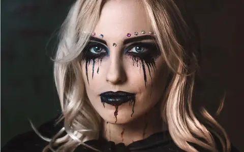 Halloween Make-up einfach: Gruselige Looks schnell selbst schminken