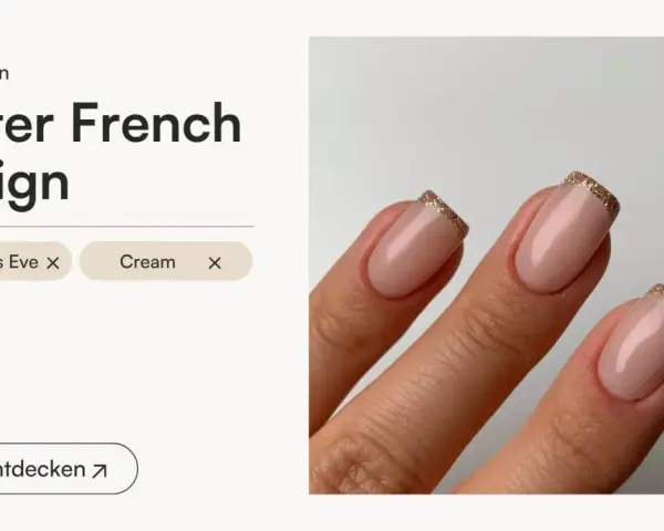French Nägel Glitzer: Dein Style-Guide für den perfekten Funkel-Look