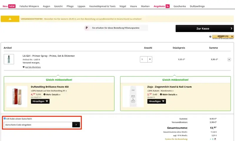 Kosmetik4less Gutschein: Jetzt sparen! Codes, Sale & Bonus-Punkte.